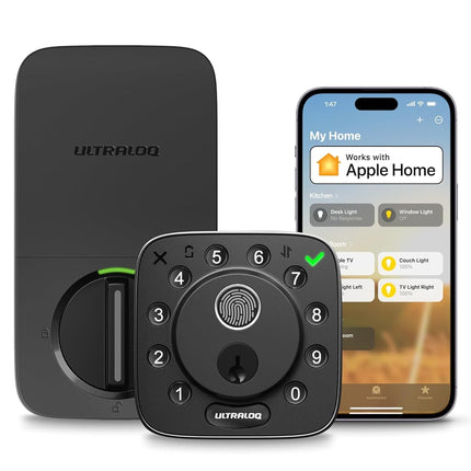 ULTRALOQ Bolt Fingerprint WiFi Smart Lock with Sen