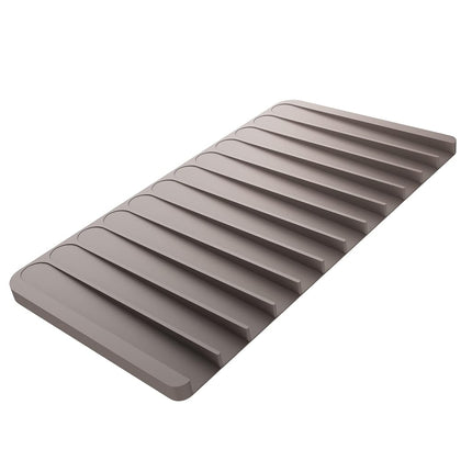 Alfombrilla o salvamanteles escurridor de silicona autodrenante Kraus para encimera de cocina en marrón, KDM-10BR