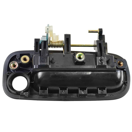 TRQ Front Left Exterior Door Handle Black Drivers Side Compatible with 1992-1996 Toyota Camry