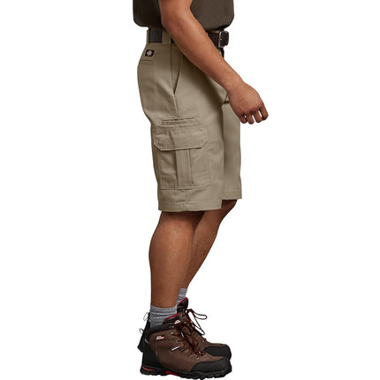 Dickies Men's Flex Regular Fit Cargo Shorts, 11", Desert Sand, 32 Regular