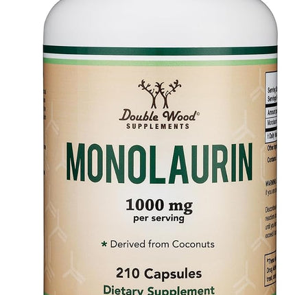 Double Wood Supplements Monolaurin 1,000mg per Ser