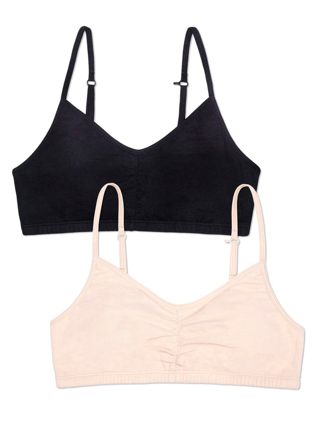 Fruit of the Loom Girls' Bra with Removable Cookie