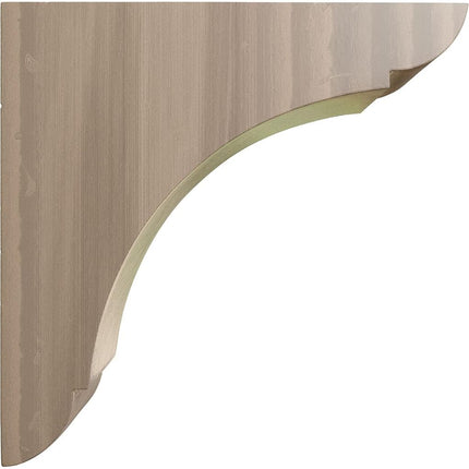 Ekena BKTW01X06X06OLWA 1 3/4-Inch Width x 6-Inch Depth x 6-Inch Height Small Olympic Wood Bracket - Walnut
