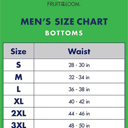 Calzoncillos Fashion para Hombre Fruit of the Loom Paquete de 12 Unidades Colores MISTERIOSOS Bandas de Algodón en la Cintura Varían Talla Pequeña