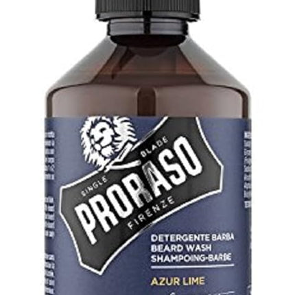 Proraso Beard Wash Azure Lime 200 ml (Pack of 1)