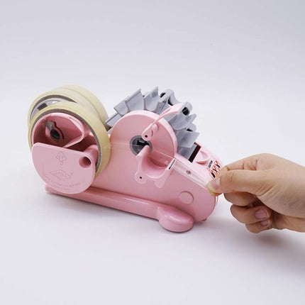 MoTEX Heat Tape Dispenser for Sublimation - 1" & 3" Core Multiple Roll Pre-Cut Dispenser, Heat Resistant for Press & Mug Machine (Light Pink, Tapes Not Included)