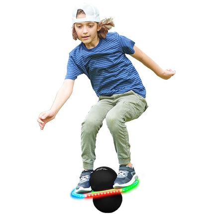 Flybar Pogo Trick Ball for Kids – Balance Bounce Board with Anti-Slip Deck – Pump Included - Indoor & Outdoor Toys for Boys and Girls Fun Way to Reduce Screen Time Supports up to 160 lbs – Ages 6+