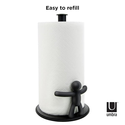 Umbra Buddy Countertop Paper Towel Holder, Black