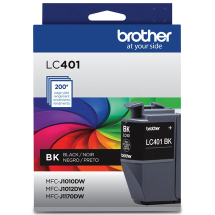 Brother Genuine LC401BK Standard Yield Black Ink C