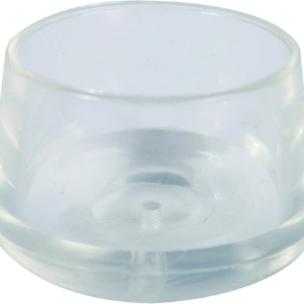Shepherd Hardware 8610E Clear 3/4-Inch Inside Diameter Rubber Chair Leg Tips, 24-Pack