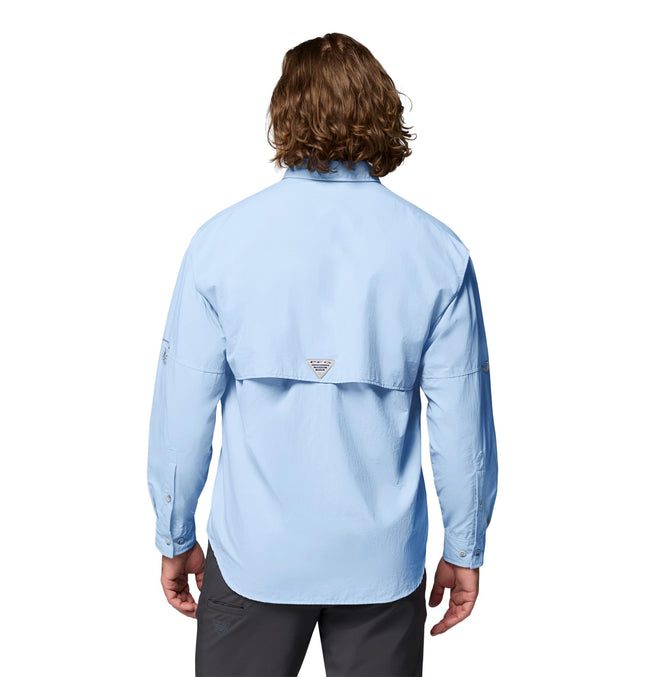 Camisa Columbia de hombre Bahama II de manga larga, 2024 Sail, talla extragrande alta