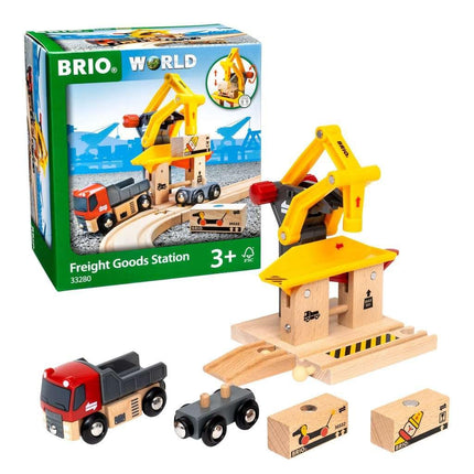 BRIO World Freight Goods Station for Kids Age 3 Ye