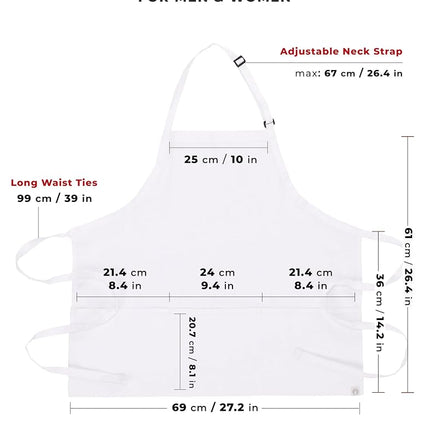 Chef Works Three Pocket Apron (F10)