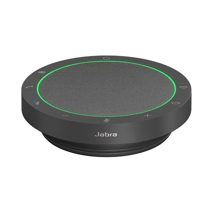 Jabra Speak2 55 Wireless Bluetooth Speakerphone with 4 Noise-cancelling Mics, Full-range 50mm Speaker, Wideband Audio, Compact and portable - MS Teams Certified, Works with Other Platforms - Dark Grey