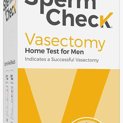 Kit de prueba casera de vasectomía - Verificación de recuento posvasectomía - Paquete de 2 - Fácil de leer, privado - 98 % de precisión - Apto para FSA y HSA - Aprobado por la FDA