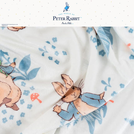 Franco Peter Rabbit Book Easter Kids Bedding Super Soft Cozy Throw, 46 in x 60 in, (Officially Licensed Product)