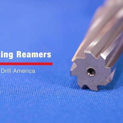 Drill America DWRR.2000 HSS Chucking Decimal Reamer, 0.2000"