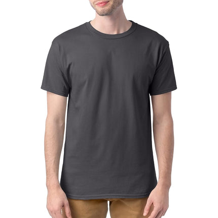 Hanes Men's Short Sleeve Comfort Soft T-Shirt, Smoke Grey, Large (Pack of 4)