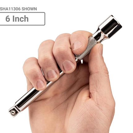 TEKTON 3/8 Inch Drive Wobble Extension Set, 3-Piece (3, 6, 10 in.) | SHA91014