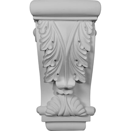 Ekena COR04X02X07LE 3 5/8-Inch Width x 2 1/8-Inch Projection x 7-Inch Height Leaf Corbel - Primed