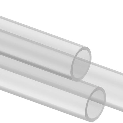 CORSAIR Hydro X Series XT Tube rigide 12 mm (Tube droit en PMMA, Construction résistante, Facile à couper) Transparent Satiné