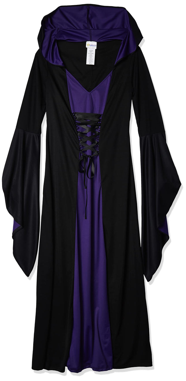 Deluxe Hooded Robe Purple Plus Costume 1XL 16-18