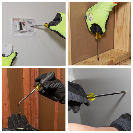 Screwdriver Set, Cushion Grip, 6-Piece KLEIN TOOLS 85074