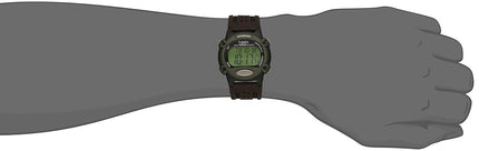 Timex Expedition Digital Chrono Alarm Timer 39mm Watch, Brown/Black/Green, One Size, Expedition Chrono Alarm Timer Full