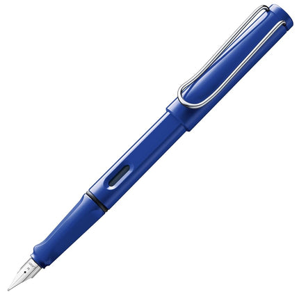 LAMY safari blue - Fountain Pen with ergonomic gri