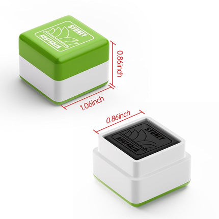 WAHXIAOSW Passport Stamps, City and Country Stamp Set (1 x 1 in, 28Pieces)