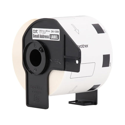 Brother Genuine DK-1209 Small Address Paper Label Roll, Die-Cut Paper Labels, Engineered for Excellence, 800 Labels Per Roll,White, 3 Rolls (DK12093PK)