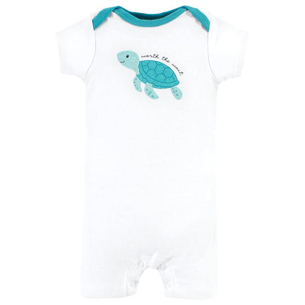 Mamelucos de algodón unisex Hudson Baby, tortuga marina, 0-3 meses