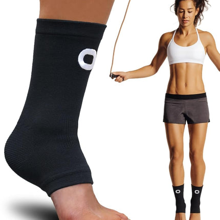 Ankle Brace Compression Sleeve for Men & Women (1 Pair) - Best Ankle Support Foot Braces for Pain Relief, Injury Recovery, Swelling, Sprain, Achilles Tendon Support, Heel Spur, Plantar Fasciitis Socks