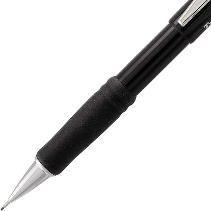 Pentel Twist Erase .7 MM, lápiz automático Twist-Erase III, paquete de 3, barriles negros, los mejores lápices mecánicos profesionales para la escuela, la oficina y el hogar para mujeres y hombres (QE517BP3)