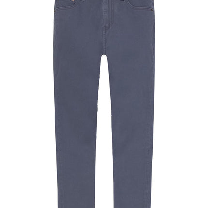 Lucky Brand Boy's Skinny Fit Stretch Twill Pants, 5-Pocket Style, Zipper Fly & Button Closure Khakis, Navy-Inky Navy, 20
