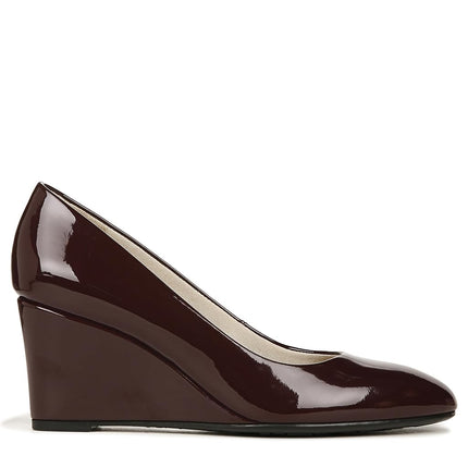 LifeStride Womens Gio Wedge Pumps, Pinot Noir, 8