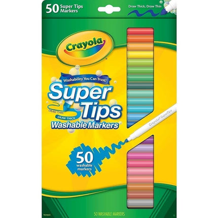 Crayola Super Tips Washable Markers-50/Pkg - "Styl