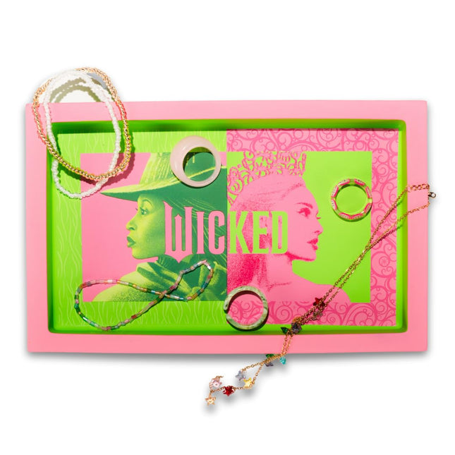 Wicked Elphaba & Glinda Trinket Tray Jewelry Dish 