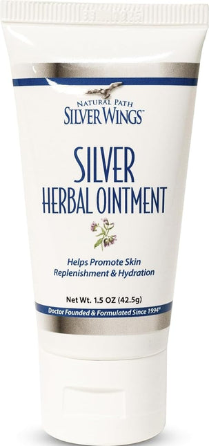 Natural Path Silver Wings Silver Herbal Ointment 250 PPM (1.5oz)