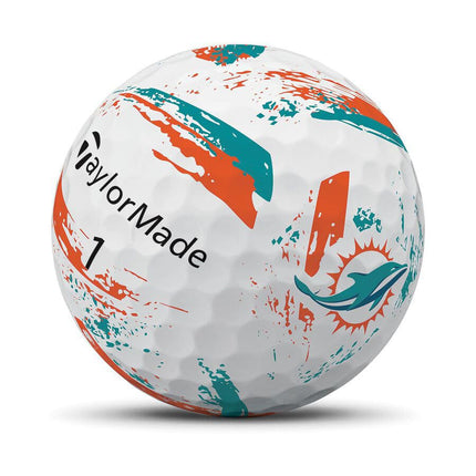 TaylorMade Golf Speed Soft Ink NFL Miami Dolphins Dozen