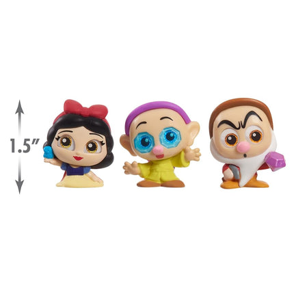 Disney Doorables Snow White Collection Peek, 8 Exclusive Collectible Figures, 1.5-inch Figurines, Kids Toys for Ages 3 Up by Just Play