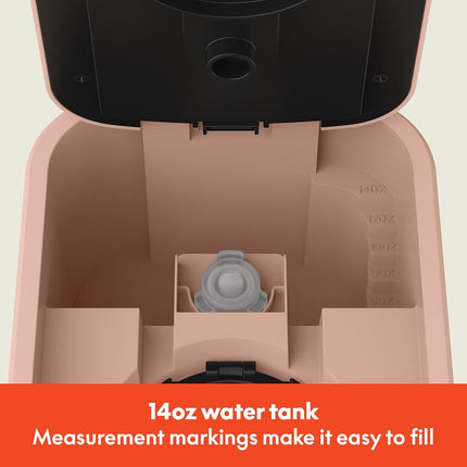 Bella - Cafetière monodose, compatible avec les dosettes K-Cup et le café moulu, avec accessoires amovibles, réglables, à arrêt automatique et réutilisables lavables au lave-vaisselle, pour des préparations de 17 cl à