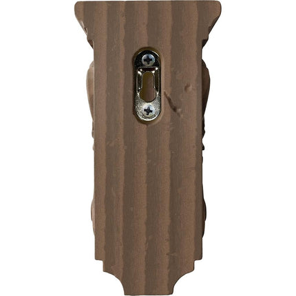 Ekena CORW03X04X07ACWA 3 1/2-Inch Width x 4-Inch Depth x 7-Inch Height Small Acanthus Wood Corbel - Walnut