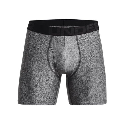Under Armour Mens Tech 6-inch Boxerjock 1-Pack, (017) Jet Gray Medium Heather / / Black, X-Small