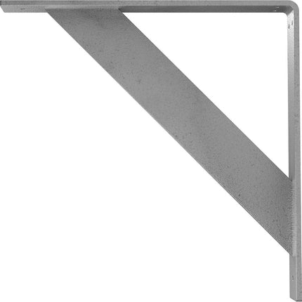 Ekena Millwork BKTM02X14X14TRHGY 2 inch W x 14 inch D x 14 inch H Traditional Steel Bracket, Hammered Gray