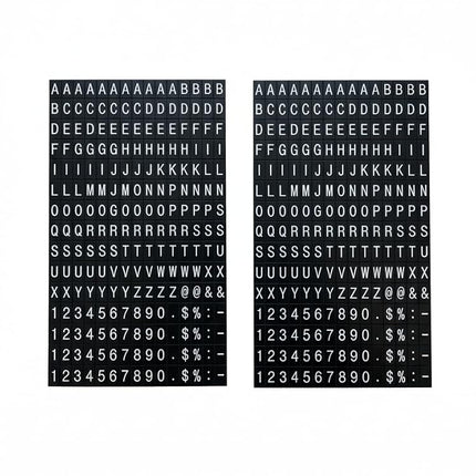 Magnetic Letter Sheet Refill for Display Boards, M