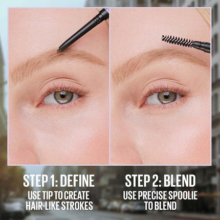 MAYBELLINE - Brow Ultra Slim Defining Eyebrow Pencil Black 264-0.003 oz (90 mg