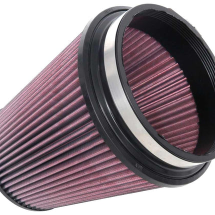 K&N Universal Clamp-On Air Filter: High Performance, Premium, Washable, Replacement Filter: Flange Diameter: 6 In, Filter Height: 8 In, Flange Length: 0.625 In, Shape: Round Tapered, RU-1044XD