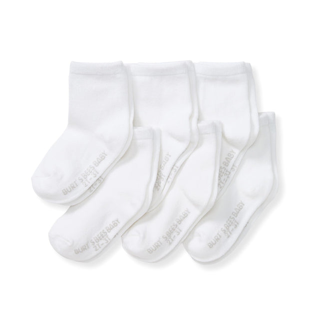 Burt's Bees Baby Casual Socks (Pack of 6) Unisex B