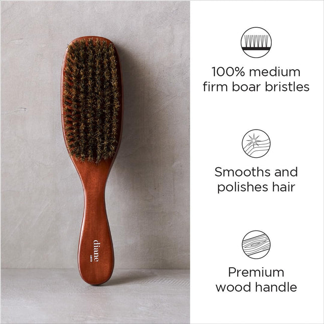 DIANE Imported Pure Bristle Professional Hair Brush (Model: 8119)